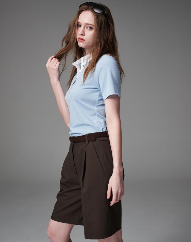 크림골프 Knee length one tuck shorts 니렝스 원턱 쇼츠 착용컷