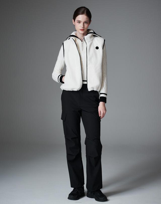 크림골프 [Re-order] Keep warm semi wide pants 기모 세미 와이드 팬츠 착용컷