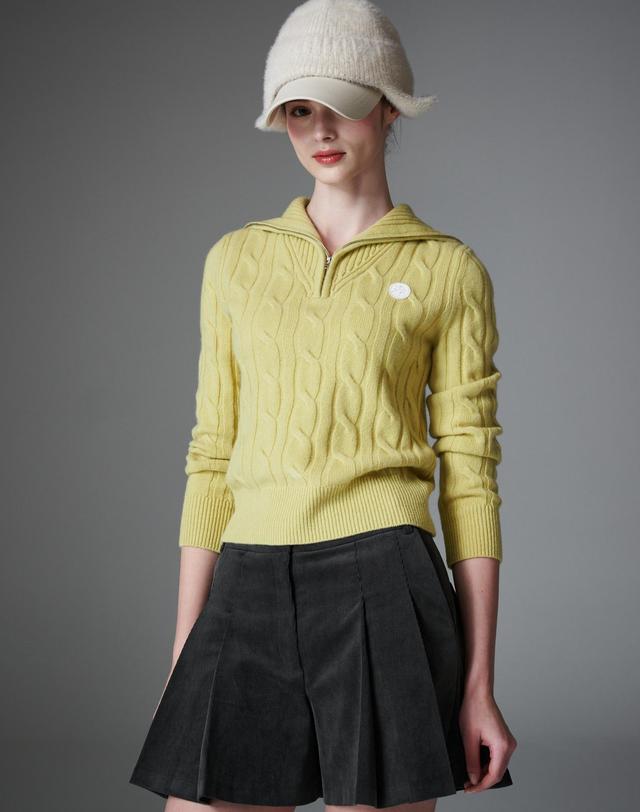 크림골프 Corduroy tuck shorts 코듀로이 턱 쇼츠 착용컷