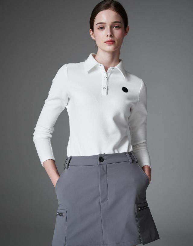 크림골프 Keep warm A line skirts 기모 A 라인 스커트 착용컷