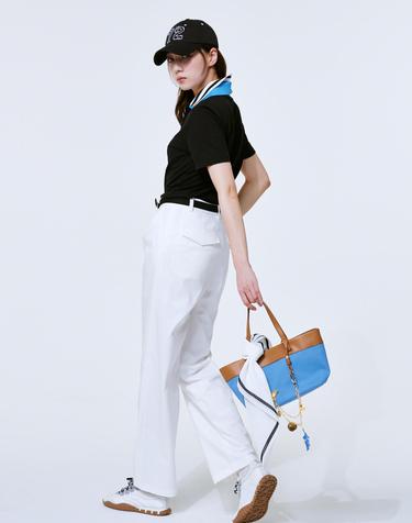 원턱 이중지 세미 와이드 팬츠 One tuck semi wide pants