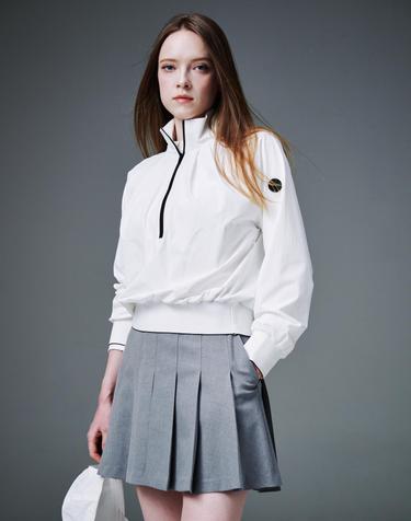 밴드넥 하프 집업 Band Neck Half-Zip up