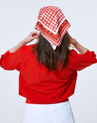 깅엄 스카프 Gingham Scarf