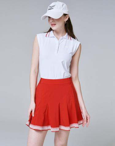 Lace Trim Top 레이스디테일 카라티