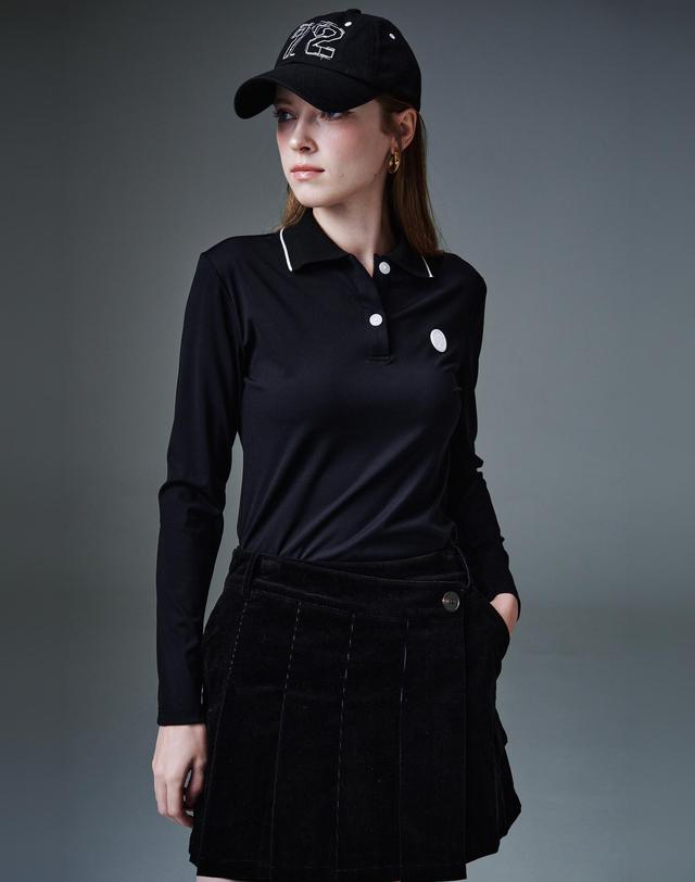크림골프 High Gauge Knit Collar Polo 하이게이지 니트 카라티 착용컷