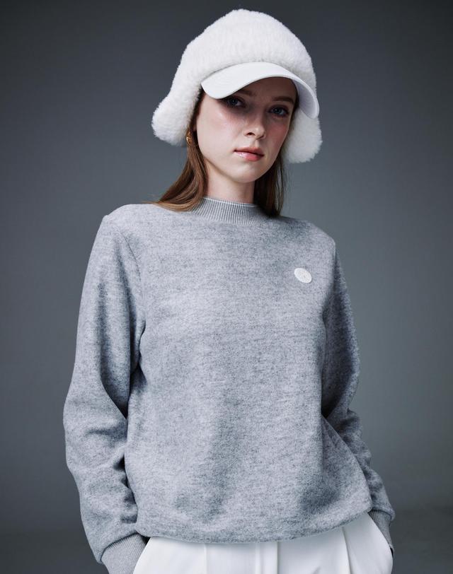 크림골프 Hairy Rib Pullover 헤어리 립 풀오버 착용컷