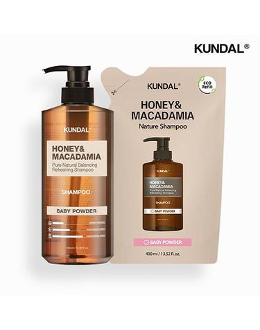 [SET 구성] 허니 앤 마카다미아 샴푸 500ml + 리필 400ml