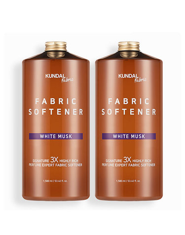 [30% 쿠폰+무료배송+사은품증정]시그니처 3배 초고농축 퍼퓸 섬유유연제 1580ml 2개 화이트머스크