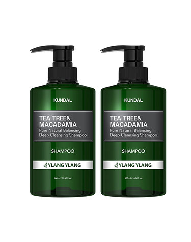 티트리 앤 마카미아 딥 클렌징 지성샴푸 500ml 2구