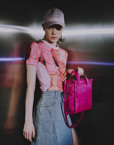 Camille Crinkled Spice Girl (Fuchsia Pink)
