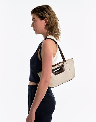 Yoonseul Caramel (Two-tone Canvas+ITALY Cow Leather)