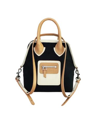 PLAY Small 3Way Tote Bag_Vanila(navy)