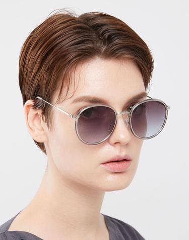 오아트 Woolf SILVER KHAKI 라운드 메탈 선글라스