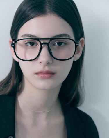 오아트 Rhys Glasses [BLACK]