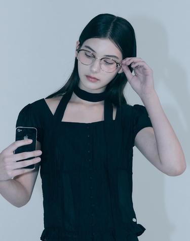 Tove Glasses [BROWN ROSE GOLD]