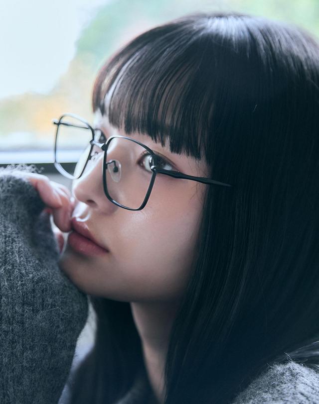 오아트 Vesper Glasses [BLACK·블루라이트 차단] 착용컷