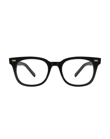 Slee BLACK 오버사이즈 스퀘어 뿔테 안경