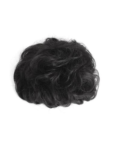 탑커버 정수리 부분가발(블랙)/ 인모가발