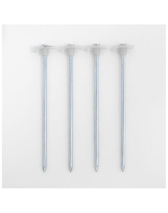 비투비월드 야광 스테인리스 단조팩 4p(25cm)/ 캠핑 텐트팩 착용컷