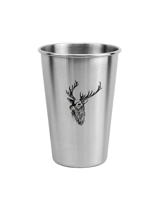 비투비월드 아임디어 스텐컵(500ml) (실버)/ 캠핑용컵 착용컷