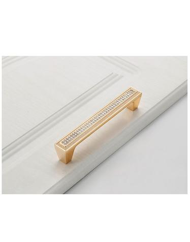 캐슬골드 보석 가구손잡이 2구 큐빅 화장대손잡이