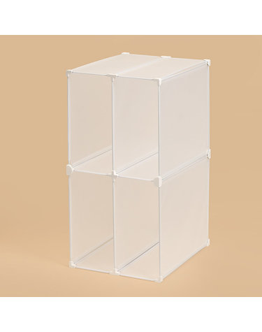 DIY 반투명 가방 진열 수납장 조립식가방수납장