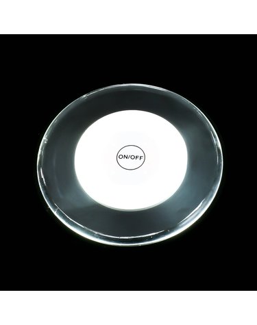 홈파티 원형 LED 컵받침 파티컵매트 감성캠핑