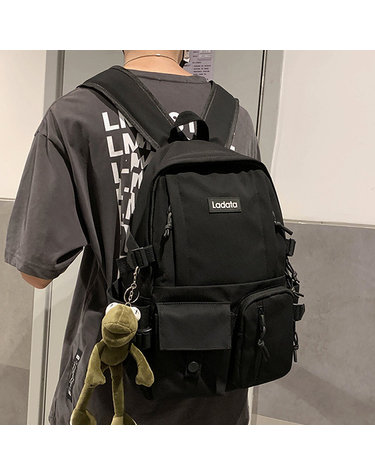캐쥬얼 앤 데일리 백팩(블랙) 학생 여행용 노트북가방