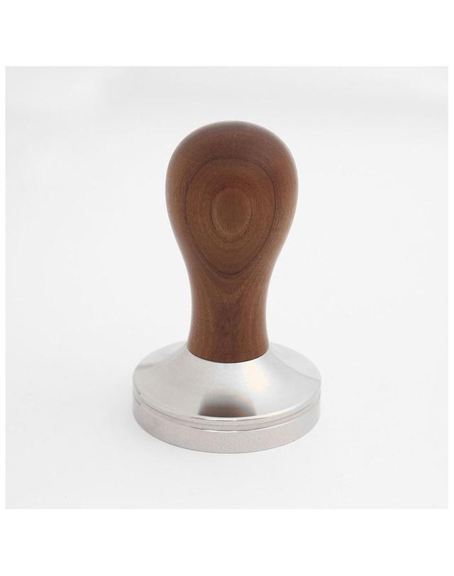 비투비월드 바리스타 우드 스텐 탬퍼(58mm) 카페 에스프레소탬퍼 착용컷