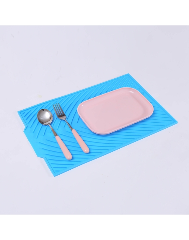 비투비월드 라인 실리콘 드라잉매트 주방물빠짐 냄비받침 착용컷