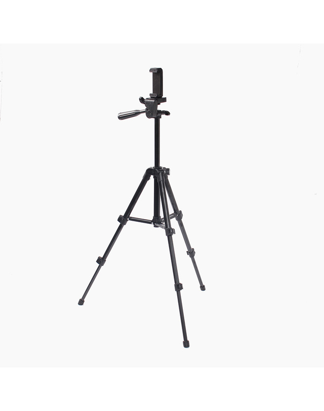 비투비월드 카메라 스마트폰 3단 삼각대 수평계 DSLR 폰거치대 착용컷