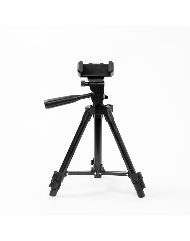 비투비월드 카메라 스마트폰 3단 삼각대 수평계 DSLR 폰거치대 착용컷