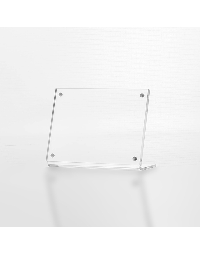 비투비월드 L자형 자석 아크릴 쇼케이스(10x7.5cm) 전단지꽂이 착용컷