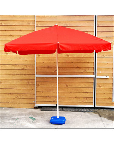 썬가드 직사각 파라솔(240cm) (레드) (받침대 미포함)