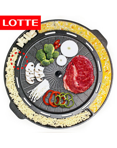 롯데 이라이프 치즈계란 구이팬/삼겹살구이 고기불판