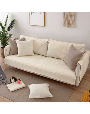 퓨어홈 워싱순면 소파 팔걸이 겸 등받이패드(90cm)(2color)