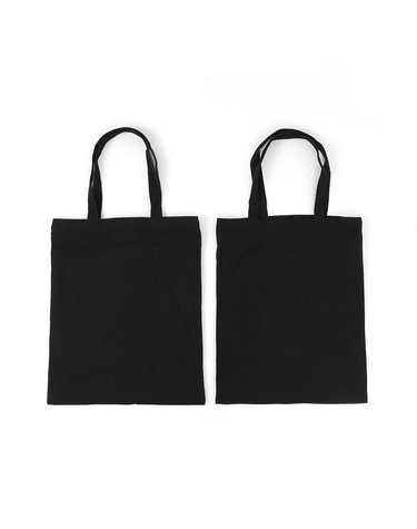 [아일렌]나만의 무지 에코백 2p세트(34.5x42cm) (블랙)