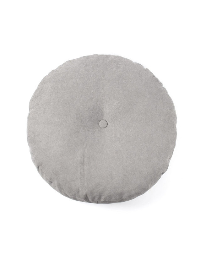 비투비월드 폭신빵빵 원형 쿠션방석(47cm) (그레이) 착용컷