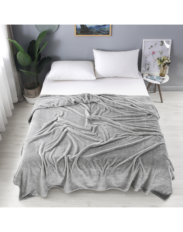 비투비월드 아비드 극세사 블랭킷 담요(100x150cm) (2color) 착용컷
