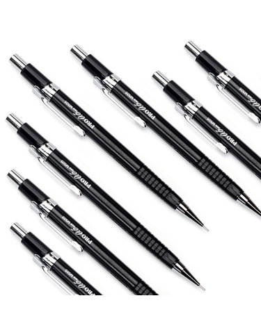 0.5mm 제도샤프 PRO 12개입(검정)