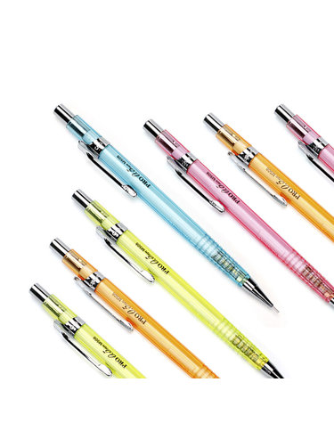 0.5mm 제도샤프 PRO 12개입(형광혼합)