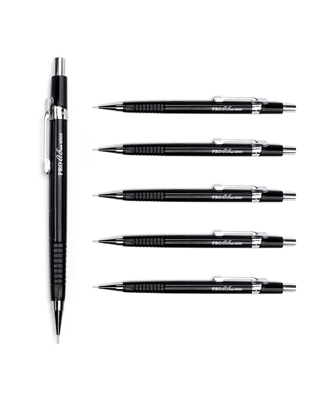 비투비월드 0.5mm 제도샤프 PRO 12개입(검정) 착용컷