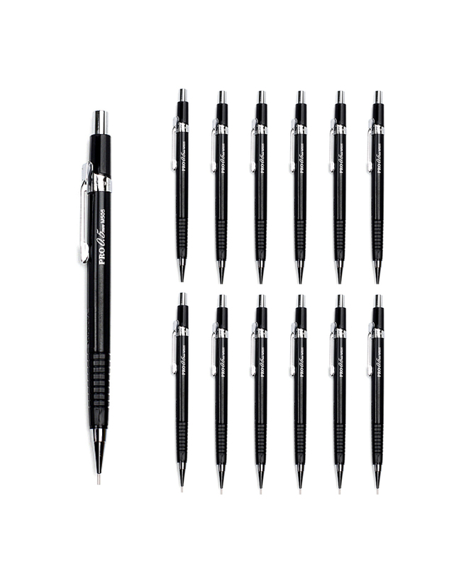 비투비월드 0.5mm 제도샤프 PRO 12개입(검정) 착용컷