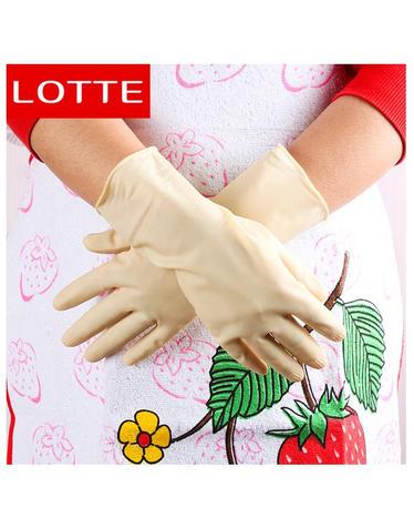 10p 롯데 이라이프 미니 고무장갑 아이보리(소)