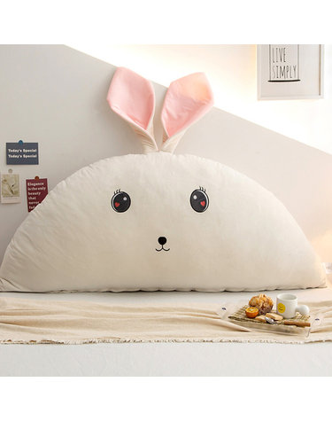 토끼 등받이 쿠션(아이보리) 150cm