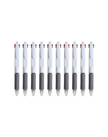 사무용 2색 볼펜 10p세트 (0.7mm) 홍보 인쇄 판촉볼펜