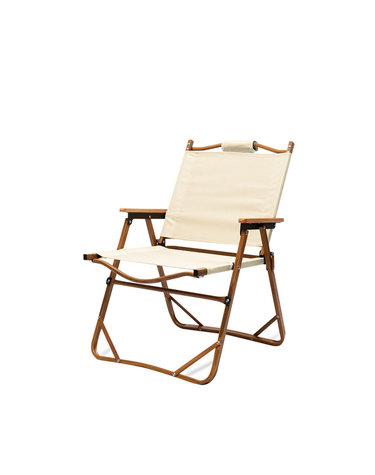접이식 휴대용 캠핑의자 (78cm) (아이보리)