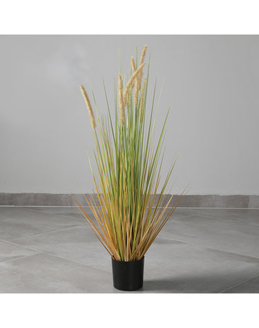 강아지풀 조화(브라운그린아이보리)(120cm) 인조갈대