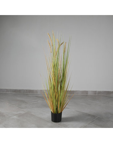 강아지풀 조화(브라운그린아이보리)(90cm) 인조갈대
