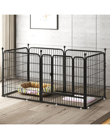 애견 철제 펜스 (70cmx80cm) (블랙)